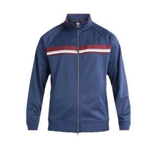 Athletic Works Men's Tricot Long Sleeve Track Jacket Blue Size 3XL NWT